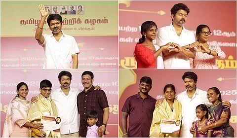 TVK Vijay Horours Students - Photo Gallery