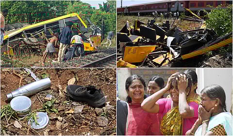 Cuddalore Train School Bus Accident - Photo Story