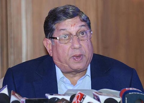 சீனிவாசன் மீண்டும் பிசிசிஐ தலைவரானும் பதவியேற்கக் கூடாது: உச்ச நீதிமன்றம்