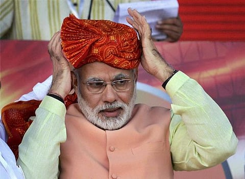 நிதிஷ் குமார் சந்தர்ப்பவாதி: பாட்னாவில் மோடி சாடல்