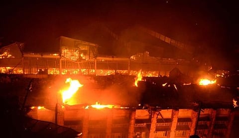 சென்னையில் அரசு அச்சகத்தில் தீ விபத்து: அச்சு இயந்திரங்கள் சேதம்