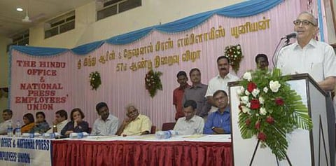 உணர்வுபூர்வமான ‘தி இந்து’ தொழிற்சங்க விழா