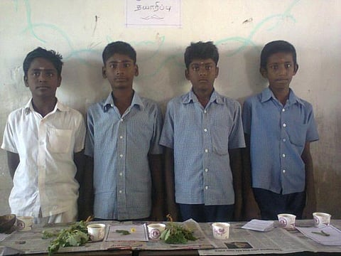 மெலட்டூர் அரசு பள்ளியின் அசத்தல் மூலிகைக் கண்காட்சி