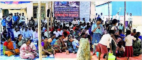 தர்மபுரி கலவர கிராமங்களில் தடையை மீறி உண்ணாவிரதம்