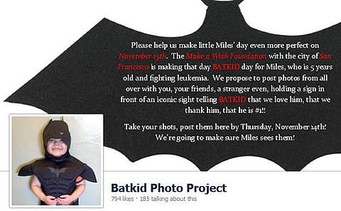 சிறுவனுக்காக இணையத்தில் அணி திரளும் 7,000 பேர்!