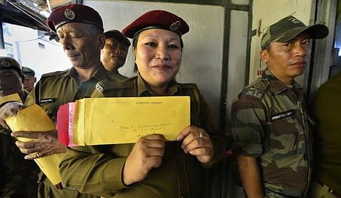 ம.பி.,மிஸோரம் தேர்தல்: விறுவிறுப்பான வாக்குப்பதிவு