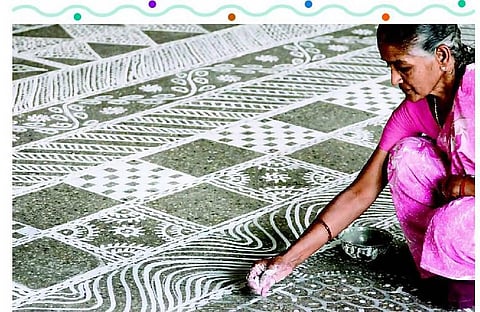 கோலம் போடுவதால் என்ன பயன்?