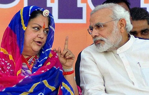 பாஜக எழுச்சிக்கு மோடியே காரணம்: வசுந்தரா ராஜே