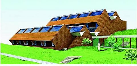 சுவாரசியமாக ஒரு கட்டிடம்