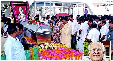 நாகேஸ்வரராவ் மறைவு: அஞ்சலி செலுத்திய முக்கிய பிரமுகர்கள்