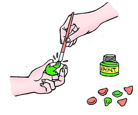 நீங்களே செய்யலாம்- கூழாங்கல் ஆமை