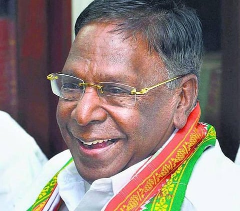 புதுச்சேரியில் தேர்தல் பணிகளை தொடங்கினார் நாராயணசாமி