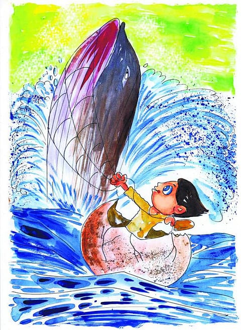 கடலுக்குள் வானவில் பாலம்