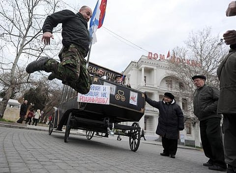 பொது வாக்கெடுப்பில் 97% ஆதரவு: கிரிமியா சுதந்திரப் பிரகடனம்