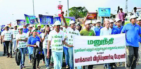 கள்ள வாக்குகளை தடுக்க நோட்டா பயன்படும்: முன்னாள் தலைமைத் தேர்தல் அதிகாரி நரேஷ் குப்தா பேச்சு