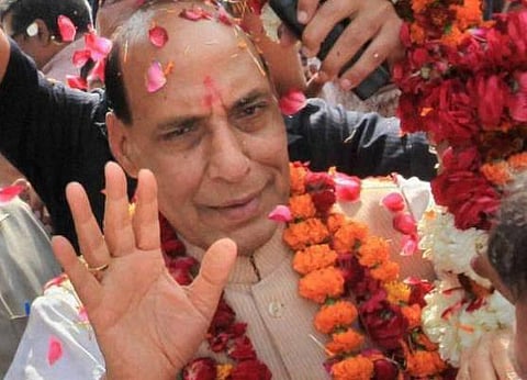 லக்னோ தொகுதியில் ராஜ் நாத் சிங் வேட்பு மனு தாக்கல்