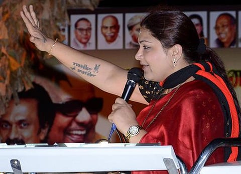 சிறுபான்மை மக்களுக்கு பாடுபடும் கட்சி திமுக: நடிகை குஷ்பு பிரச்சாரம்