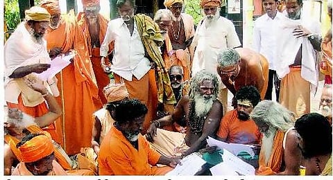 திருவண்ணாமலை கிரிவல பாதை சாதுக்களுக்கு வாக்குரிமை