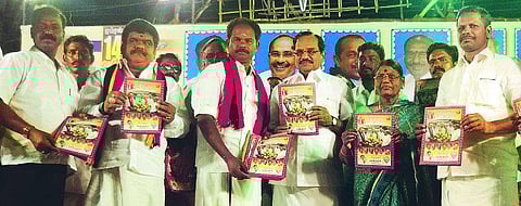 பாஜக கூட்டணிக் கட்சிகளிடையே முரண்பாடுகள் இருந்தாலும் வெற்றி உறுதி: காஞ்சியில் தமிழருவி மணியன் பேச்சு