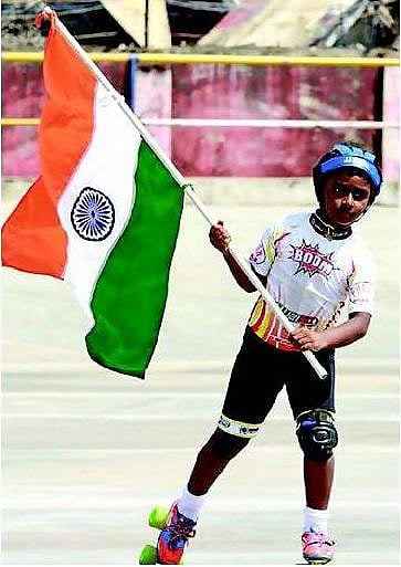 குட்டிச் சாதனையாளர்: ஸ்கேட்டிங் புயல்