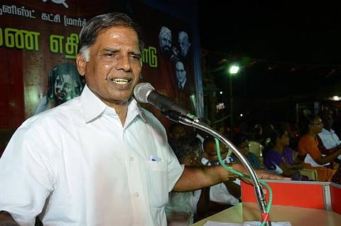 காங்கிரஸின் விரோத செயலை கருணாநிதி ஏற்றுக்கொள்கிறாரா?- ஜி.ராமகிருஷ்ணன் கேள்வி