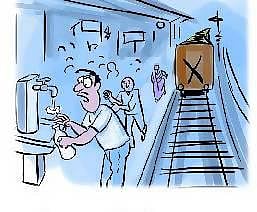 ரயில் நிலையங்களில் தண்ணீர் தட்டுப்பாடு