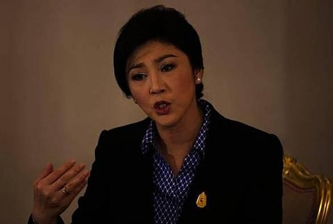 யிங்லக் ஷினவத்ராவுக்கு ஆதரவாகப் பேரணி