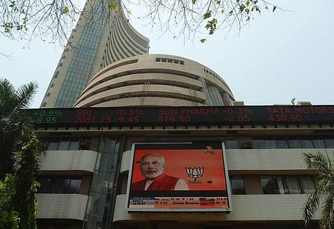 கருத்துக் கணிப்புகள் எதிரொலி: 24,000 புள்ளிகளை கடந்தது சென்செக்ஸ்