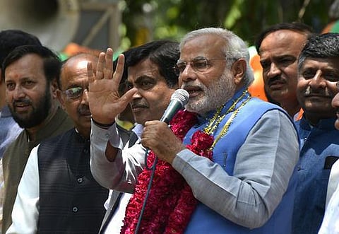 பாஜக ஆட்சிமன்றக் குழு கூட்டத்தில் மோடியை பாராட்டி தீர்மானம்