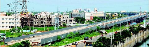 வேளச்சேரி - பரங்கிமலை பறக்கும் ரயில் திட்டத்துக்கு நிலம் கையகப்படுத்தும் பணி மீண்டும் தொடக்கம்: திட்டப் பணிகளுக்கு ரூ.150 கோடி ஒதுக்கீடு