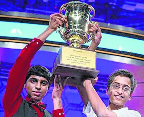 ‘ஸ்பெல்லிங் பீ’ போட்டி: அமெரிக்க இந்திய மாணவர்கள் சாம்பியன்