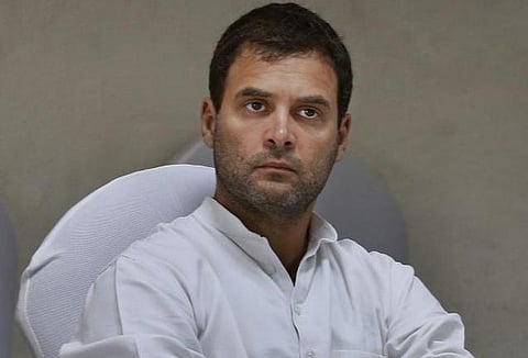 மக்களவையில் கடைசி வரிசையில் அமர்ந்த ராகுல் காந்தி