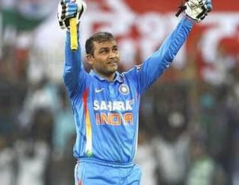 மன தைரியமே சேவாகின் மிகப்பெரிய பலம் - திராவிட்