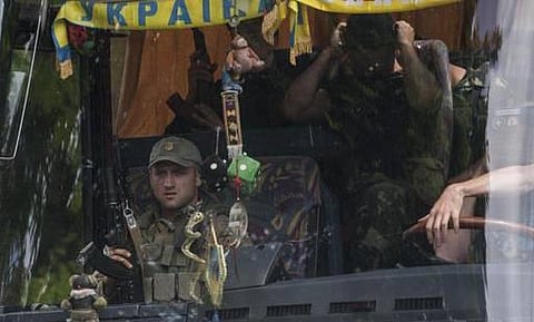 உக்ரைனின் ராணுவ விமானம் வீழ்த்தப்பட்டதில் 49 வீரர்கள் பலி