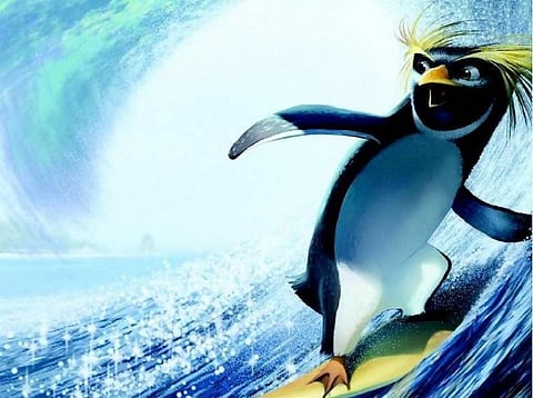 சாகச வீரனாகும் பெங்குயின்