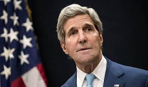 பாக்தாத் சென்றார் அமெரிக்க வெளியுறவு அமைச்சர் கெர்ரி