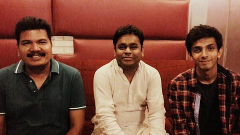 ஏ.ஆர். ரகுமான் இசையில் பாடினார் அனிருத்