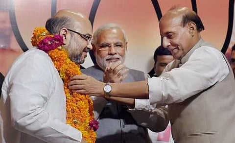 அமித் ஷா தலைமையின் கீழ் பாஜக வலுபெறும்: மோடி புகழாரம்