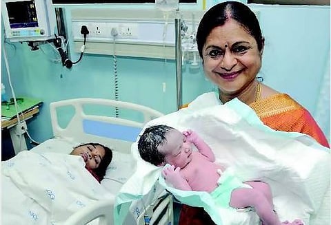 தமிழகத்தில் டெஸ்ட் டியூப் மூலமாக பிறந்த பெண்ணுக்கு குழந்தை பிறந்தது: இந்தியாவில் இதுவே முதல்முறை