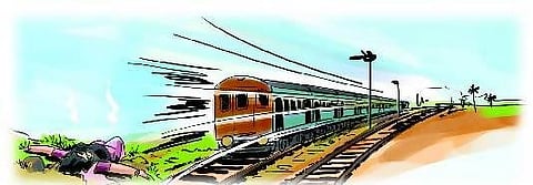 ஓடும் ரயிலில் இருந்து தள்ளப்பட்ட பெண் டிடிஇ