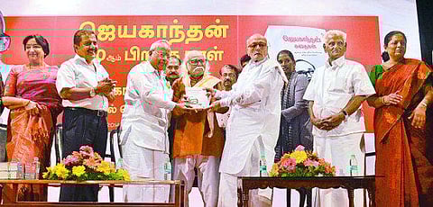 ஜெயகாந்தனின் படைப்புகள் மகத்தானவை: நூல் வெளியீட்டு விழாவில் நடிகர் சிவகுமார் புகழாரம்