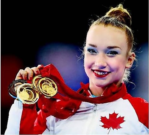 காமன்வெல்த் போட்டி: 5 தங்கம் வென்ற கனடா வீராங்கனை