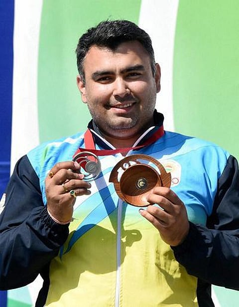 50மீ ரைஃபிள்: ககன் நரங் வெள்ளி வென்றார்