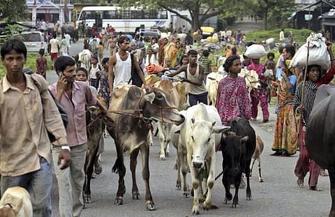 பிஹார் வெள்ள அபாயம்: 30 கிராமங்களிலிருந்து மக்கள் வெளியேற்றம்