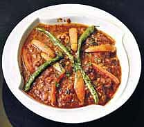 கத்திரி வாழைப்பூ தொக்கு