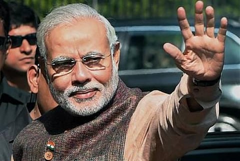 ராணுவ பலத்தை பறைசாற்றும் ஐ.என்.எஸ். கொல்கத்தா: நாட்டுக்கு அர்ப்பணித்தார் பிரதமர் நரேந்திர மோடி