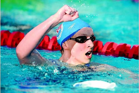 400 மீ. ப்ரீஸ்டைல்: கேத்தி உலக சாதனை