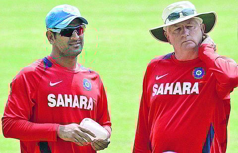 உலகக் கோப்பை வரை பிளெட்சர்தான் பயிற்சியாளர்: கேப்டன் தோனி பேட்டி