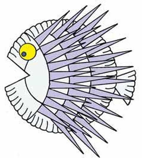 காகித மீன் - நீங்களே செய்யலாம்