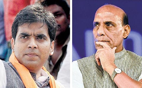 மீண்டும் கிளம்பியது ‘நம்பர் 2’ விவகாரம்: பங்கஜ் சிங் மீதான புகாருக்கு ராஜ்நாத், பிரதமர் அலுவலகம் மறுப்பு